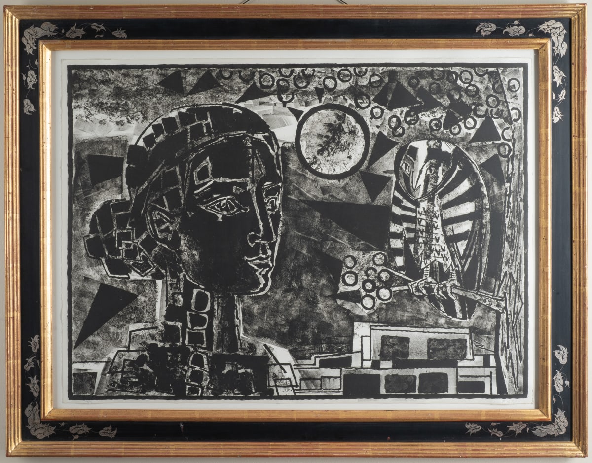 Woman and Owl by Francoise Gilot 