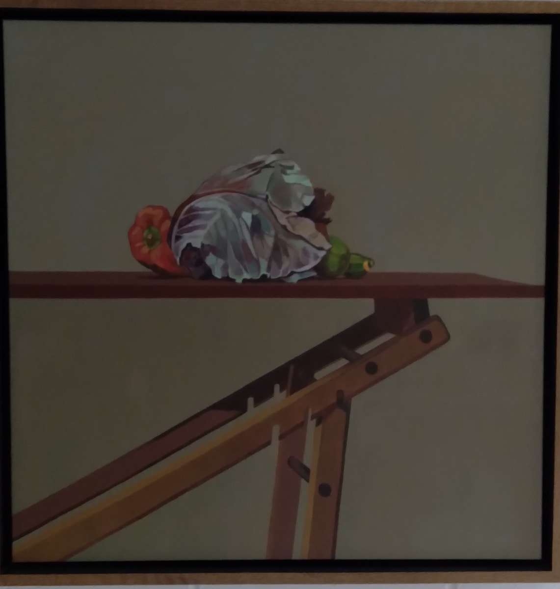 Ironing Board with Cabbage by Sharon Sandberg 