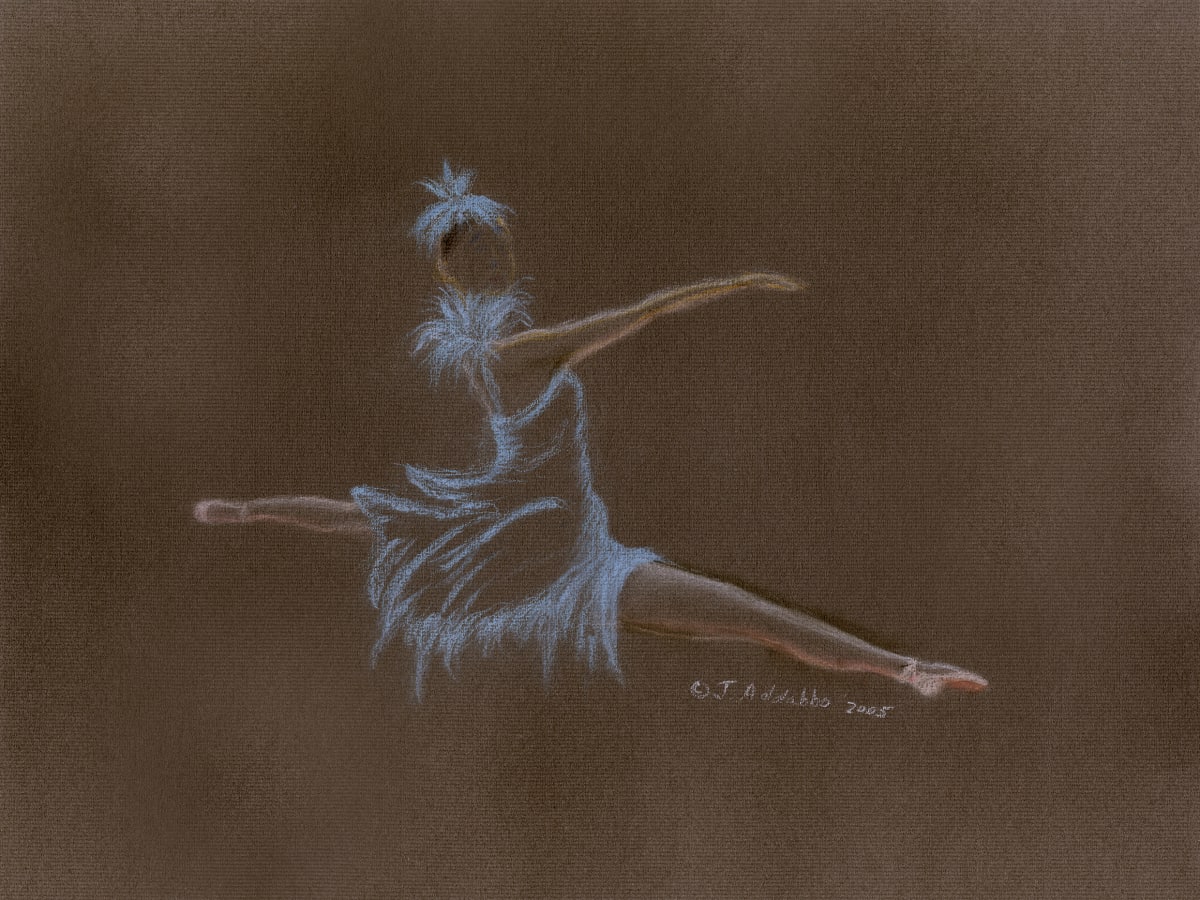 Grand Jete by Joe Addabbo  Image: Grand Jete -a ballerina takes flight
