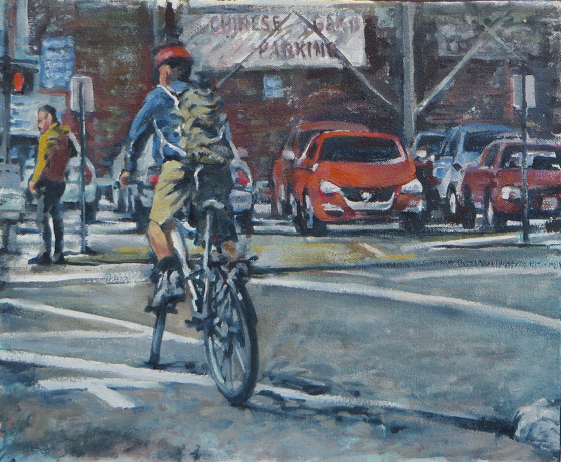 Red Helmet by Dennis Anderson 