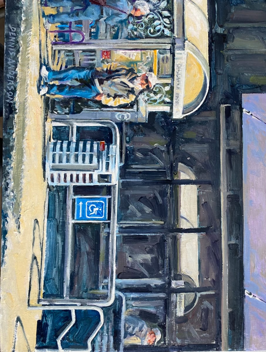 Train Stop by Dennis Anderson 