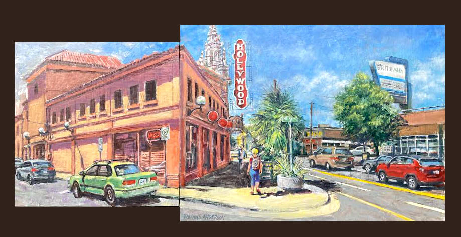 Hollywood Corner by Dennis Anderson 