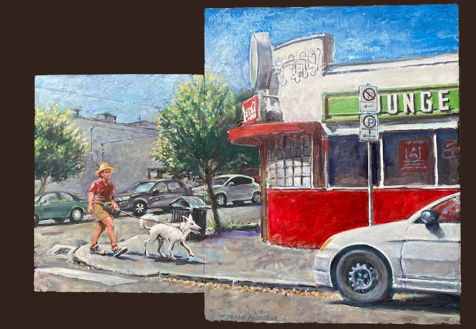 Lounge Corner by Dennis Anderson 