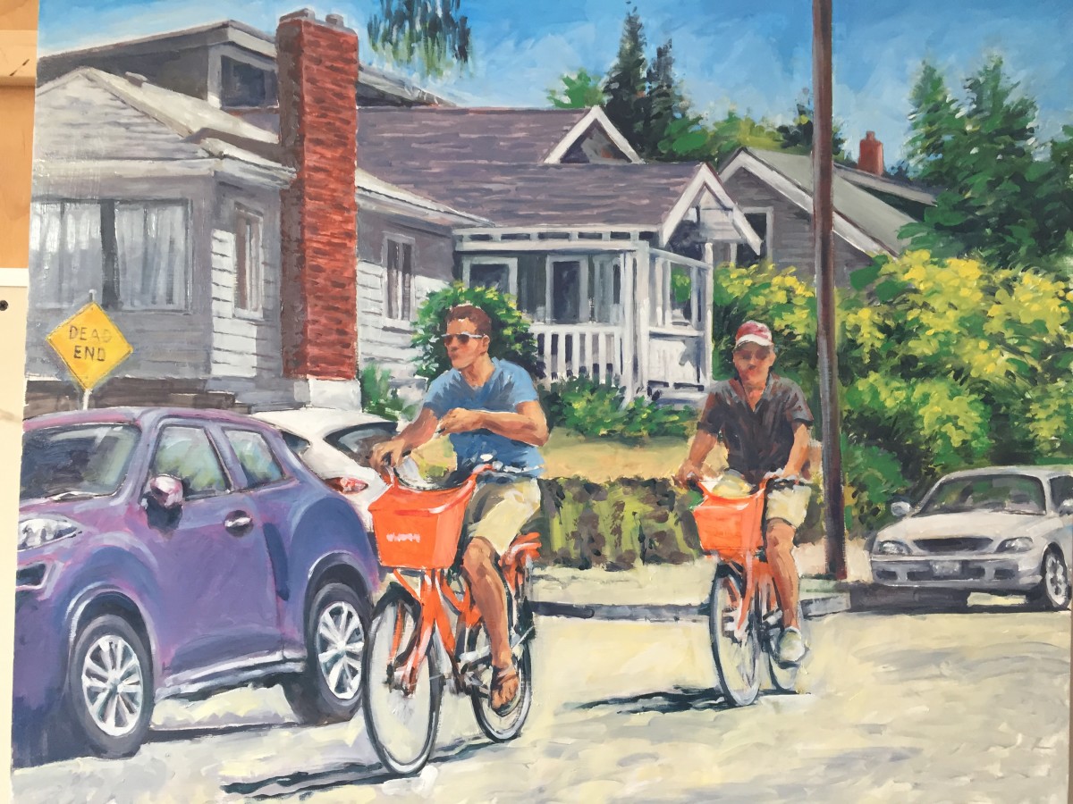 Bike in the Hood by Dennis Anderson 