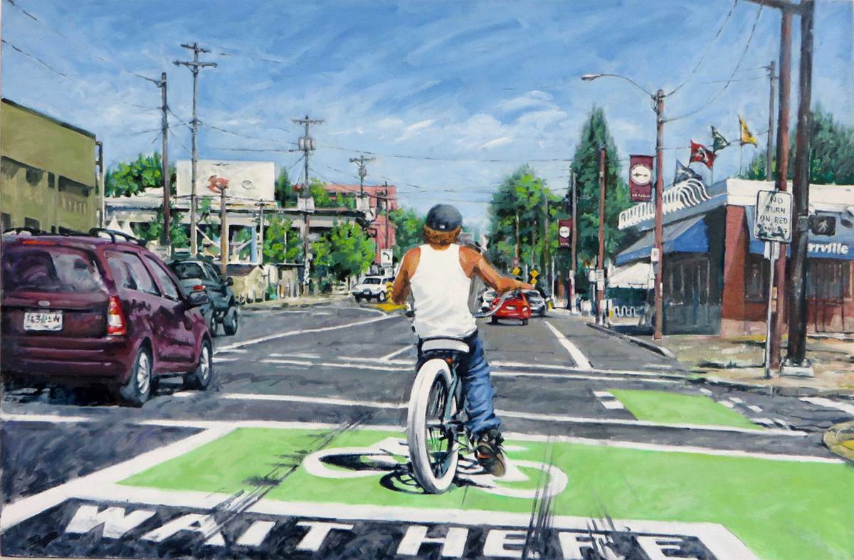 Wait Here LG by Dennis Anderson 