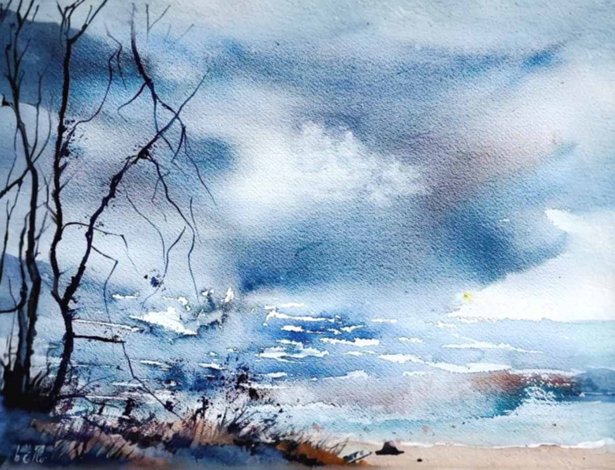Moody Sea by Amalia Yosefa 