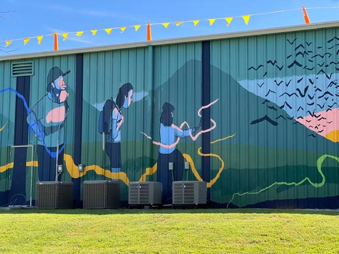 Untitled (Barrows Inc Mural) by Tandem (Libby and Josh Nolan-Shafer), Maggie Perrin-Key 