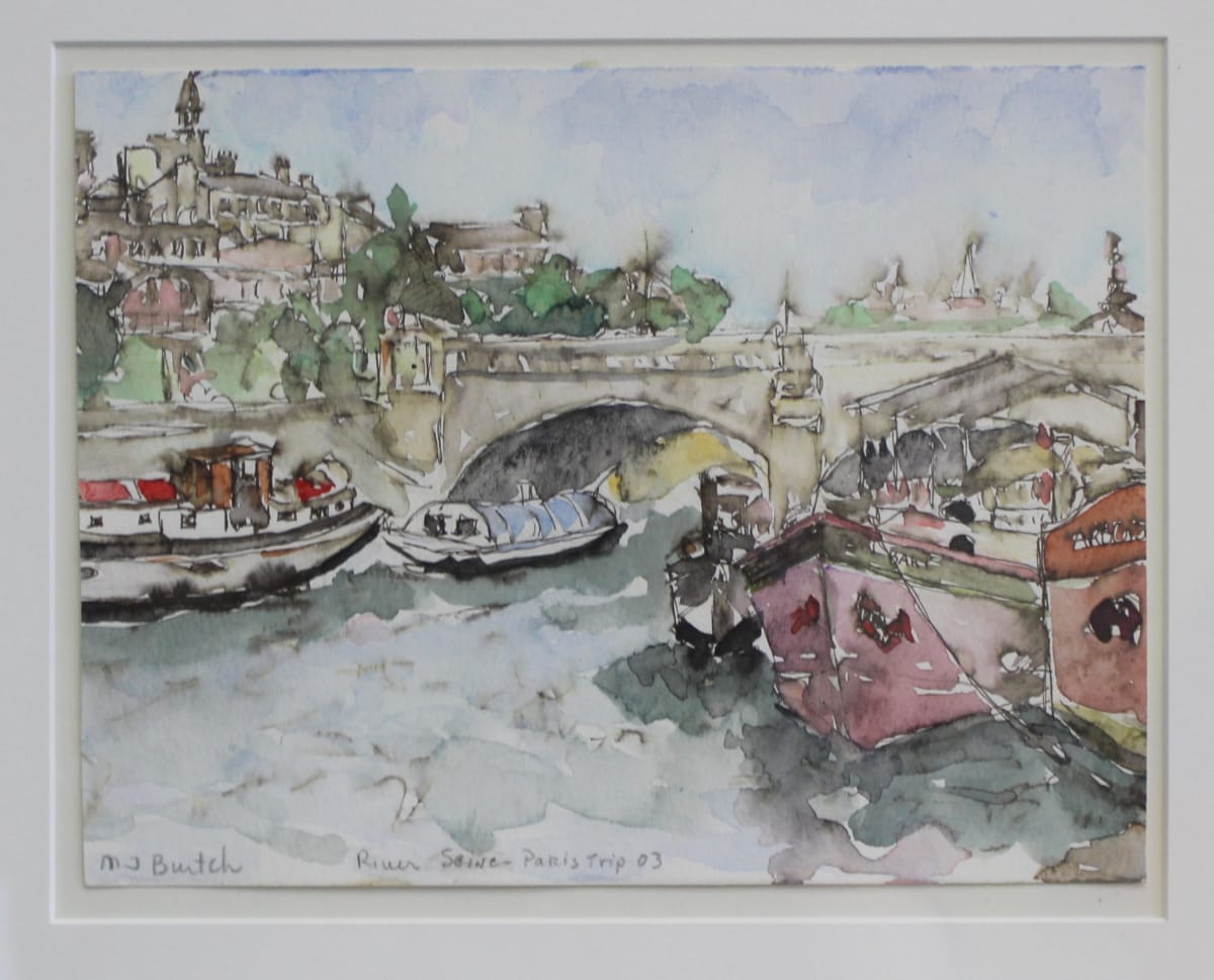 River Seine - Paris Trip by Mary Jane Burtch 