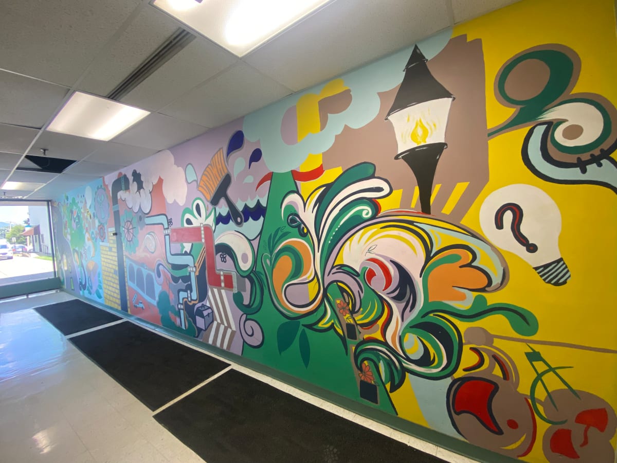 Public Works Mural by Tiffany Robinette, Image 1.