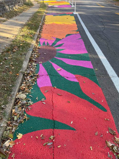Ferdinand & Riverside Street Mural by Maggie Perrin-Key, Image 1.