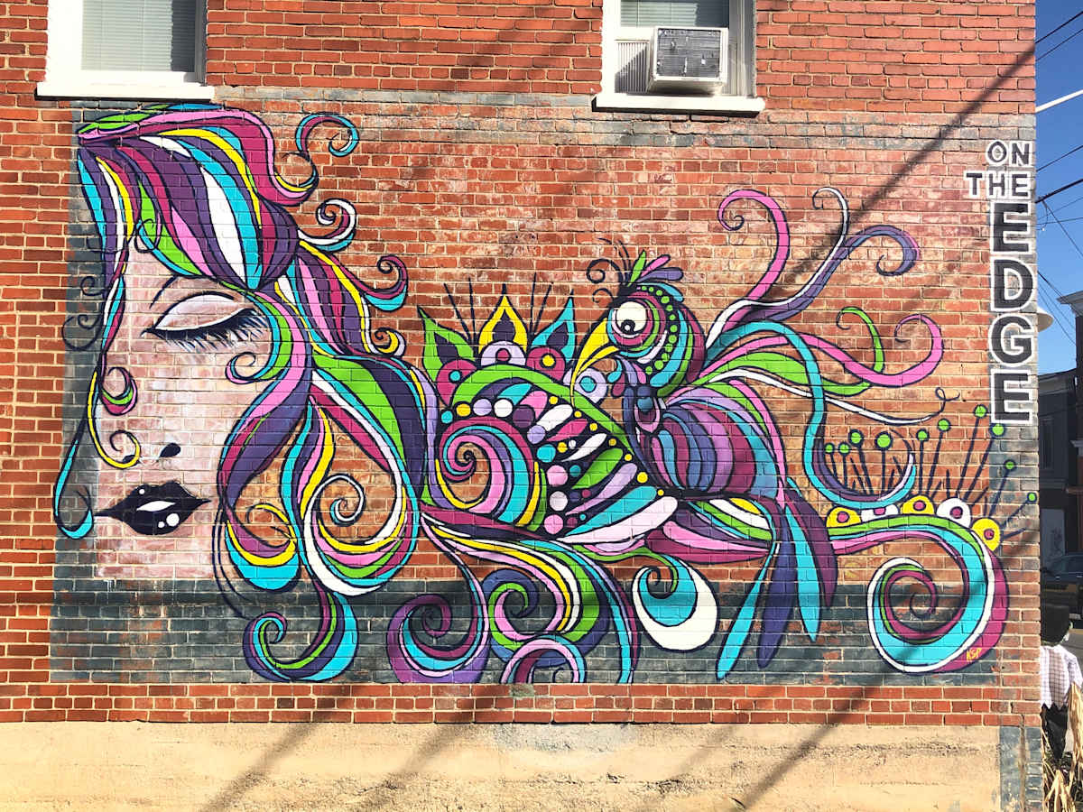 Untitled (On the Edge Salon 2nd Mural) by Kelly M Smith-Price 