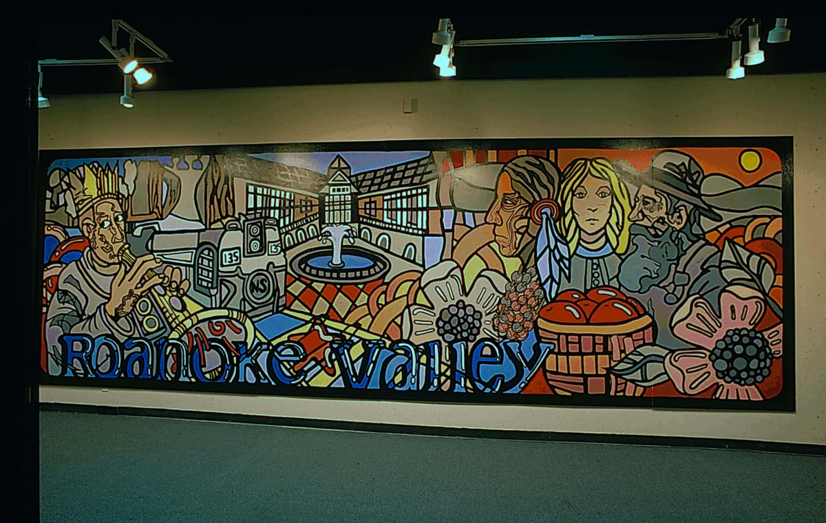 Roanoke Valley Mural by Allen Carter, Image 1.