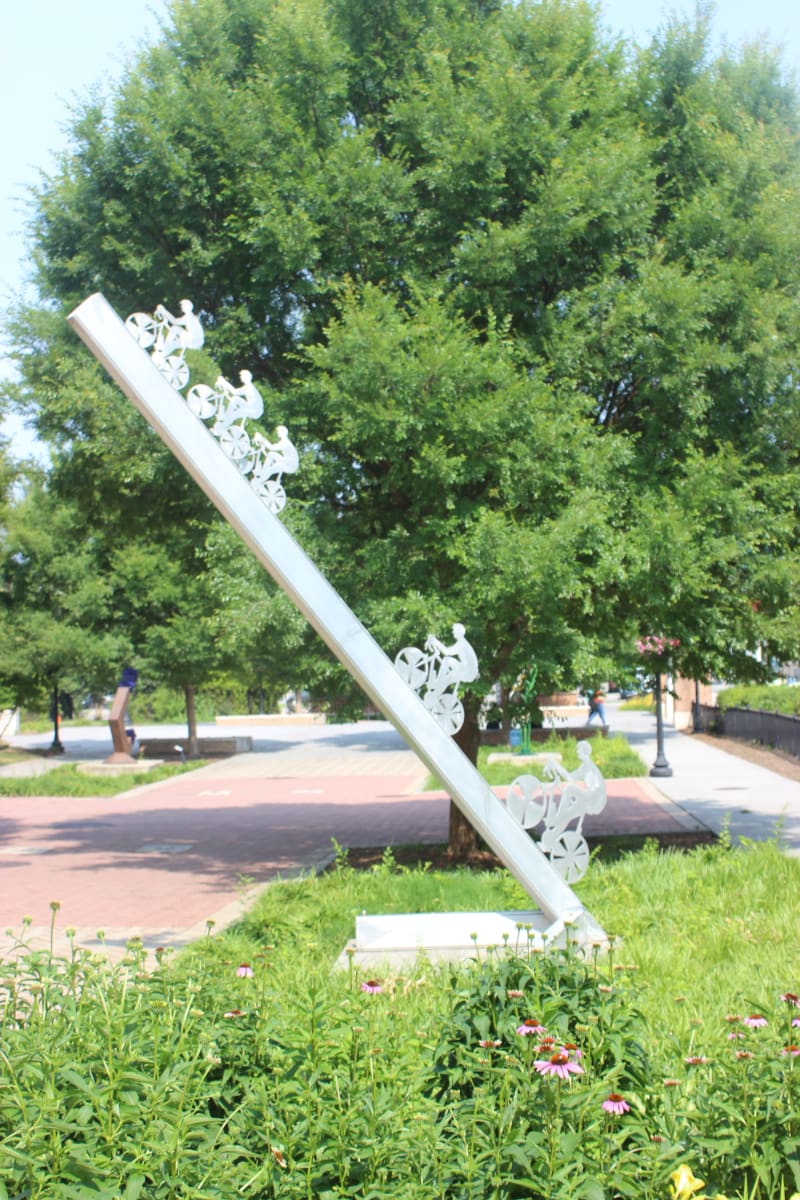 Hill Climb by Jim Collins  Image: Finished Installation