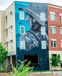 Untitled (Gramercy Row Apartment Residences Mural) by Nils Westergard 