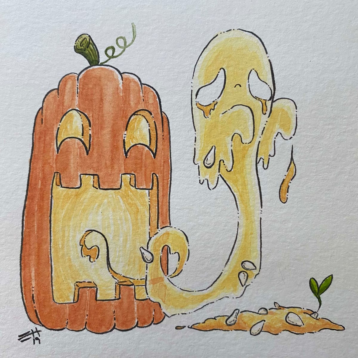 Pumpkin Ghost 