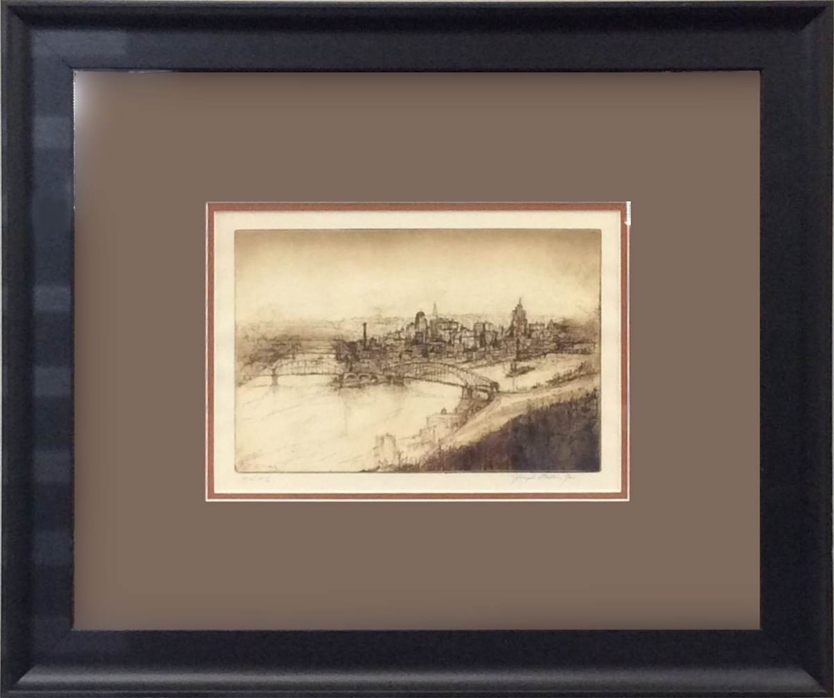 1930 Panorama of Pittsburgh, Pittsburgh, PA by Joseph Stastny 