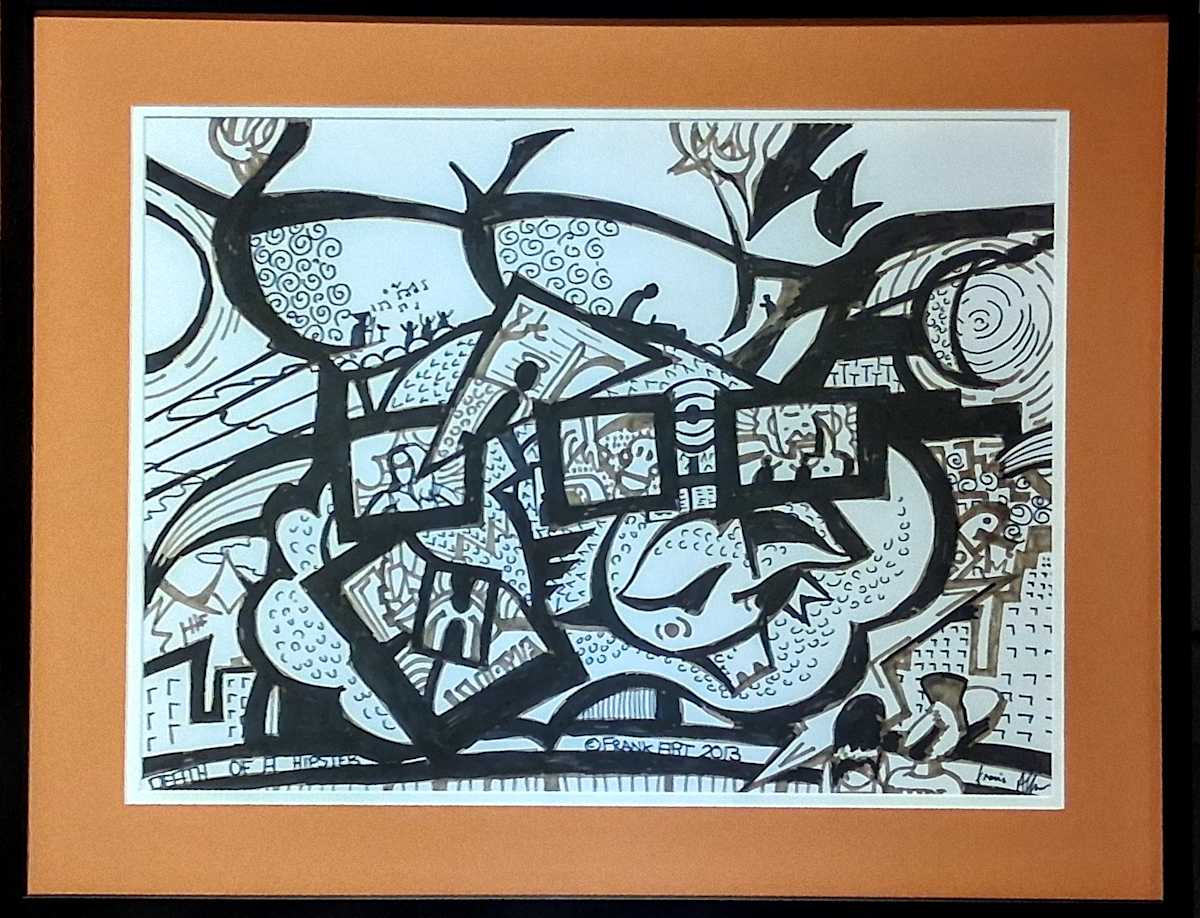 Death of Hipster by Frank Louis Allen 