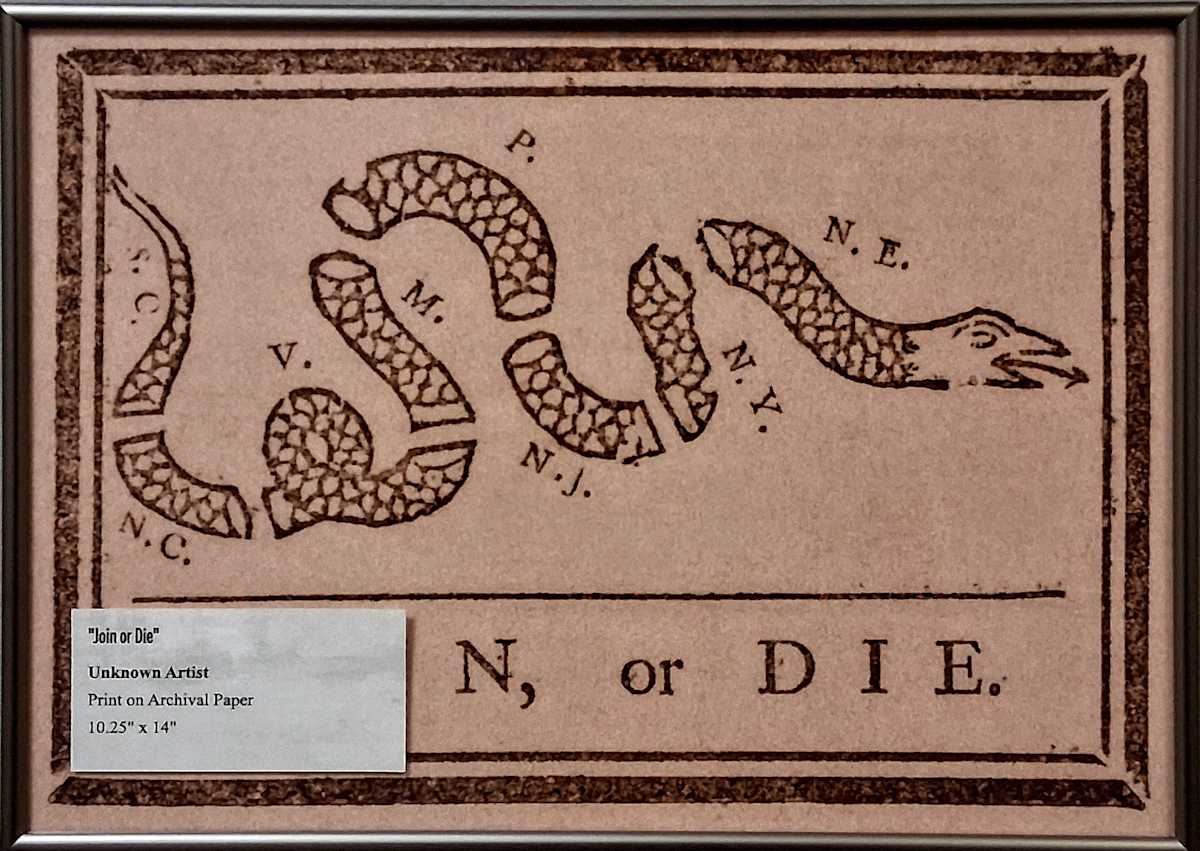 Join or Die by Unknown 