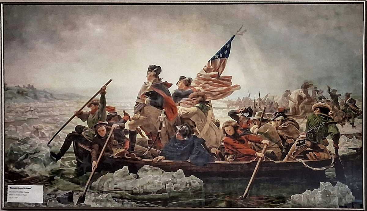 Washington Crossing the Delaware by Emanuel Gottlieb Leutze 