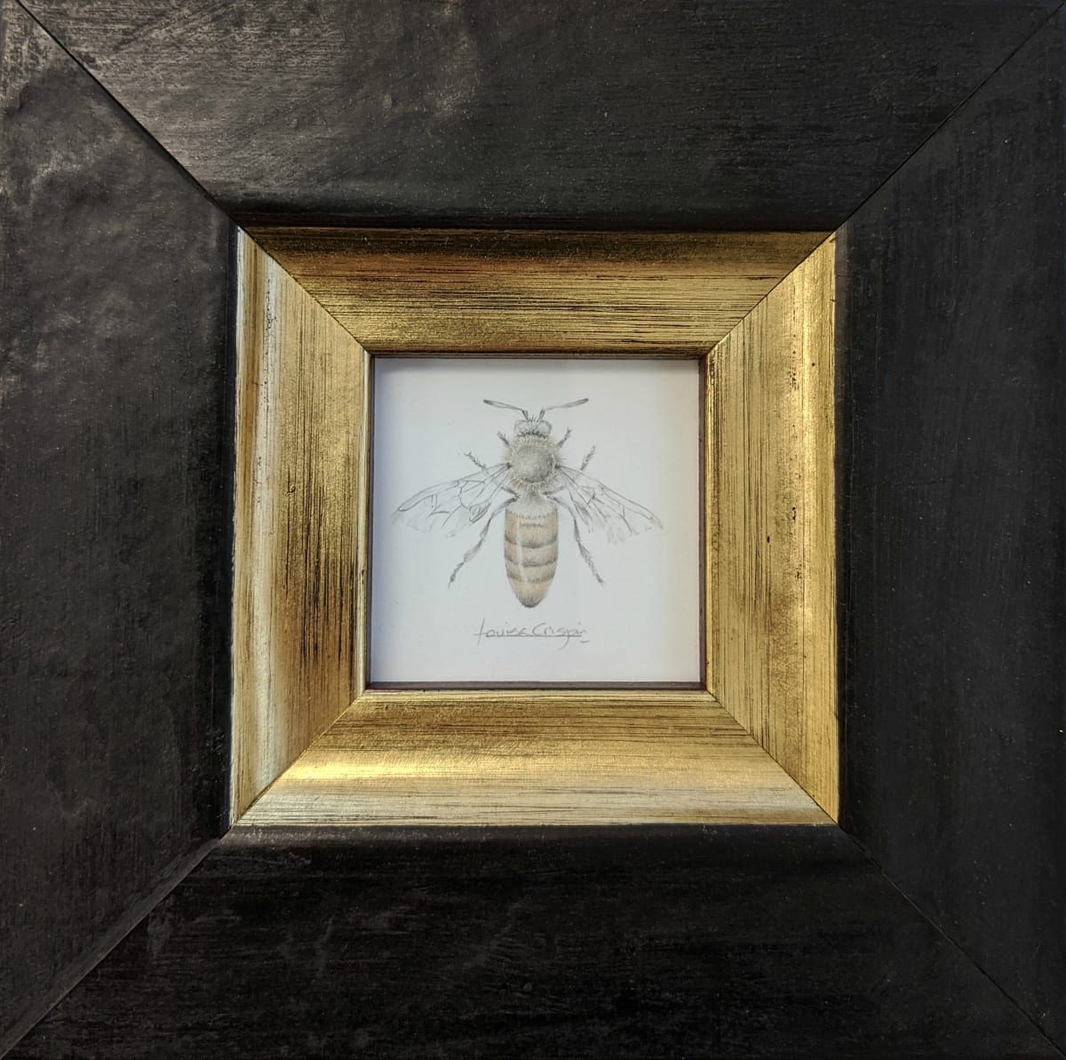 Honey Bee HB001 by Louisa Crispin 