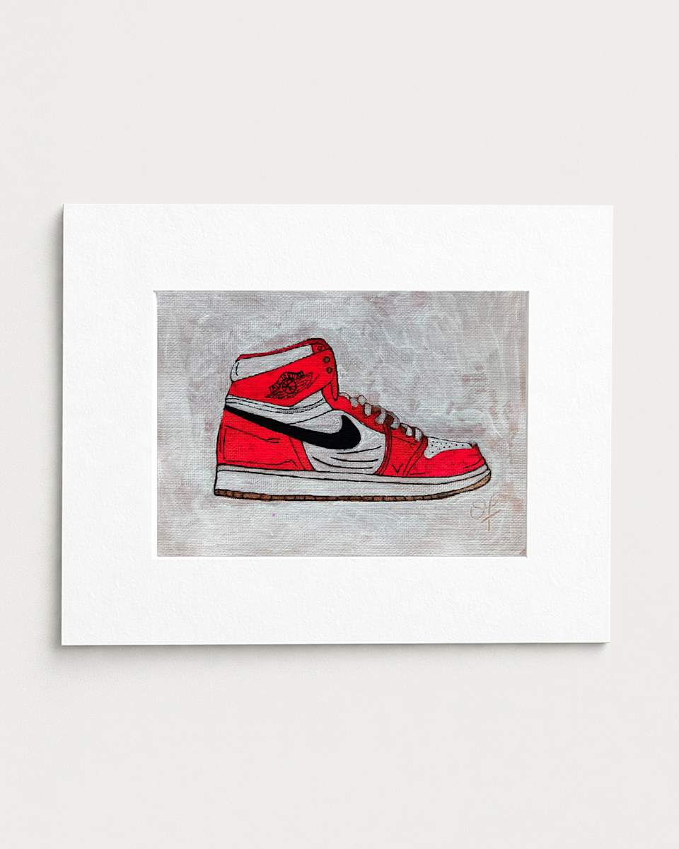 Study No. 04 Pink Nikes by Olivia Franklin, Image 1.