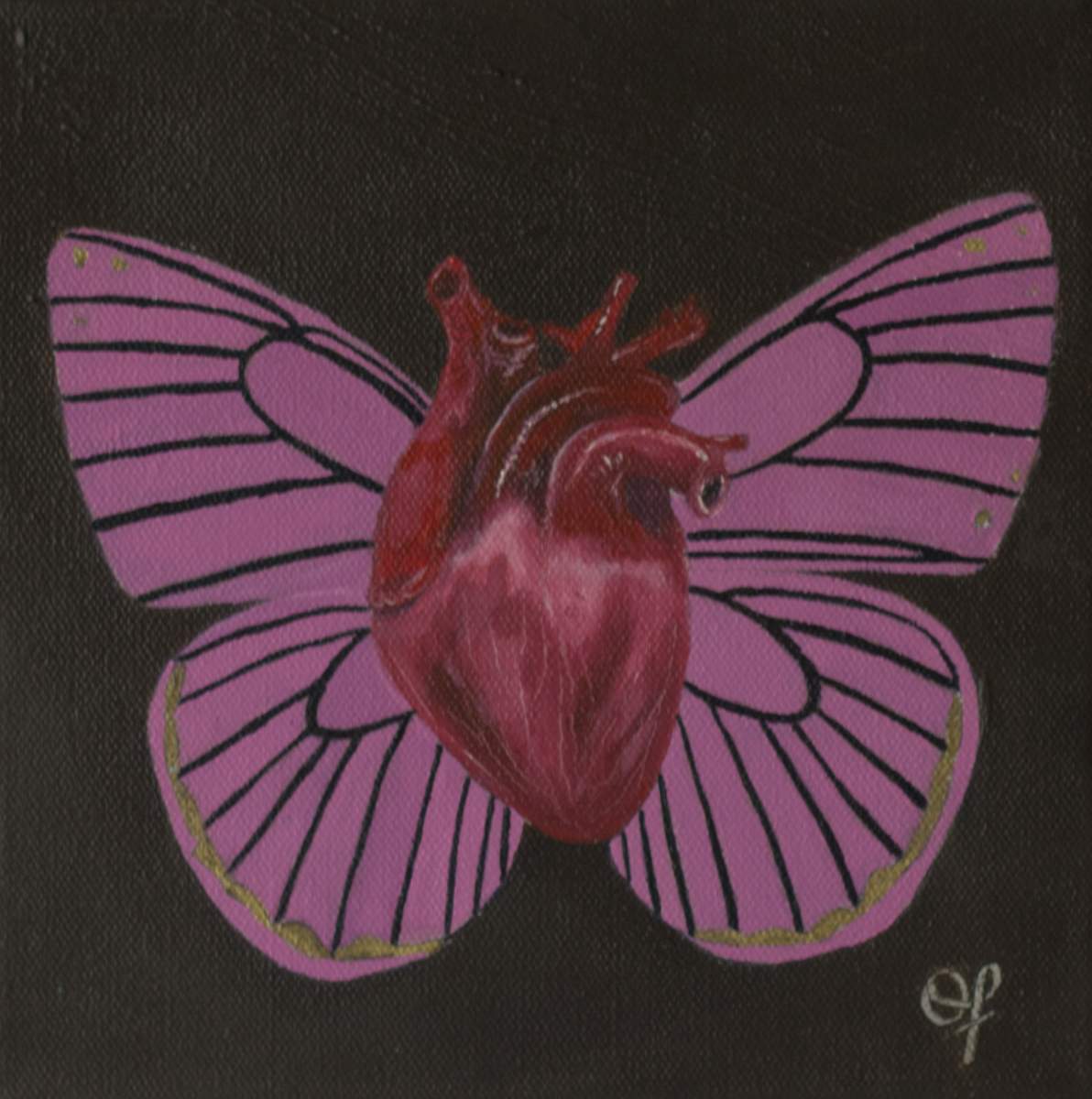 Butterfly Heart #3 by Olivia Franklin, Image 1.