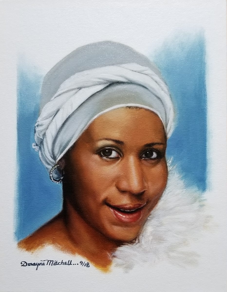 Tribute to Aretha Franklin by Dwayne Mitchell, Image 4.