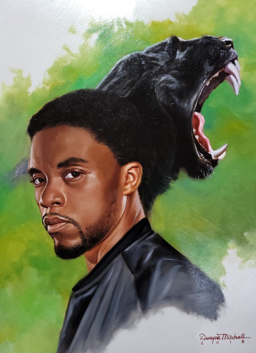 Tribute to Chadwick Boseman by Dwayne Mitchell, Image 7.
