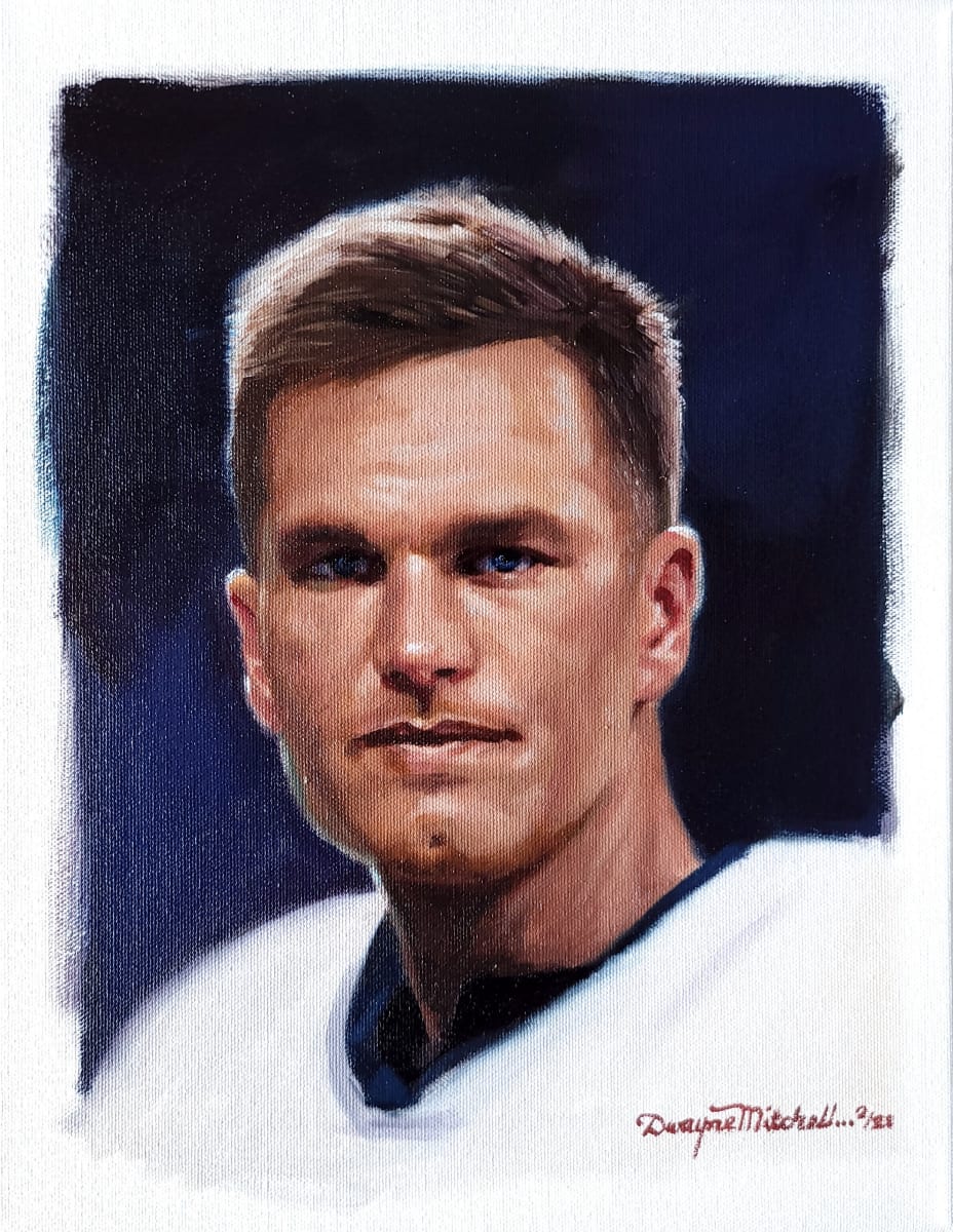 Tom Brady "The G.O.A.T." by Dwayne Mitchell  