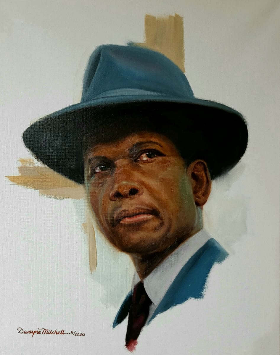 Sidney Poitier by Dwayne Mitchell 