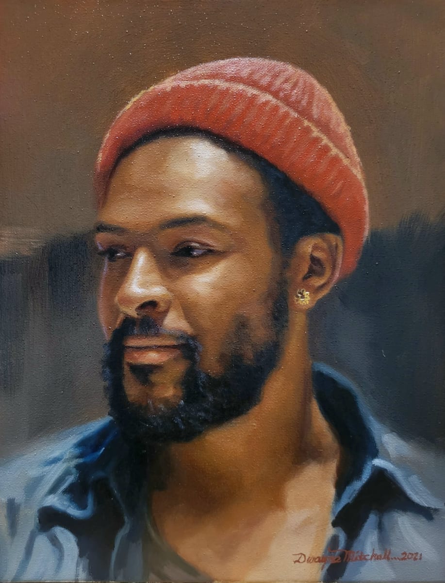 Marvin Gaye "Red Skull Cap.", Image 1.
