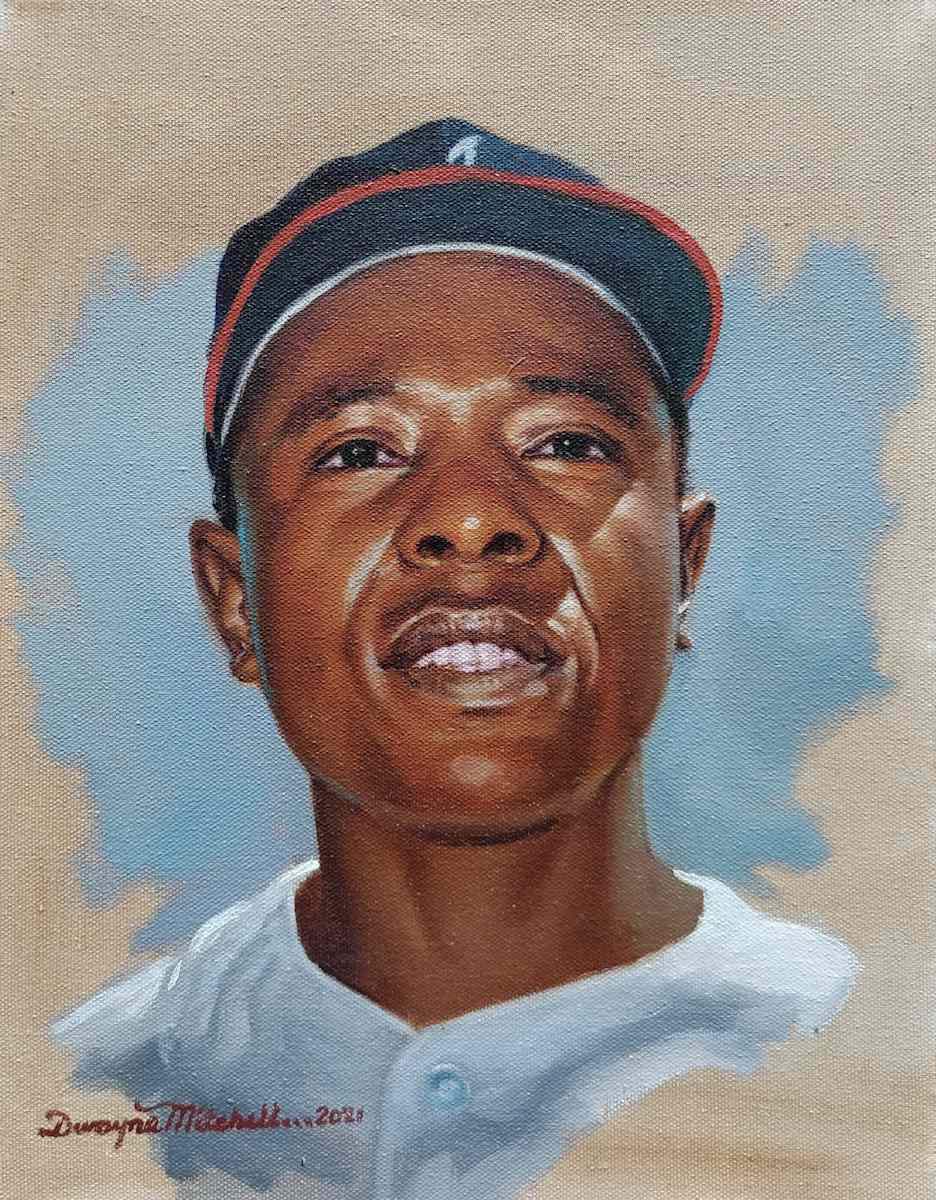 Hank Aaron by Dwayne Mitchell, Image 1.
