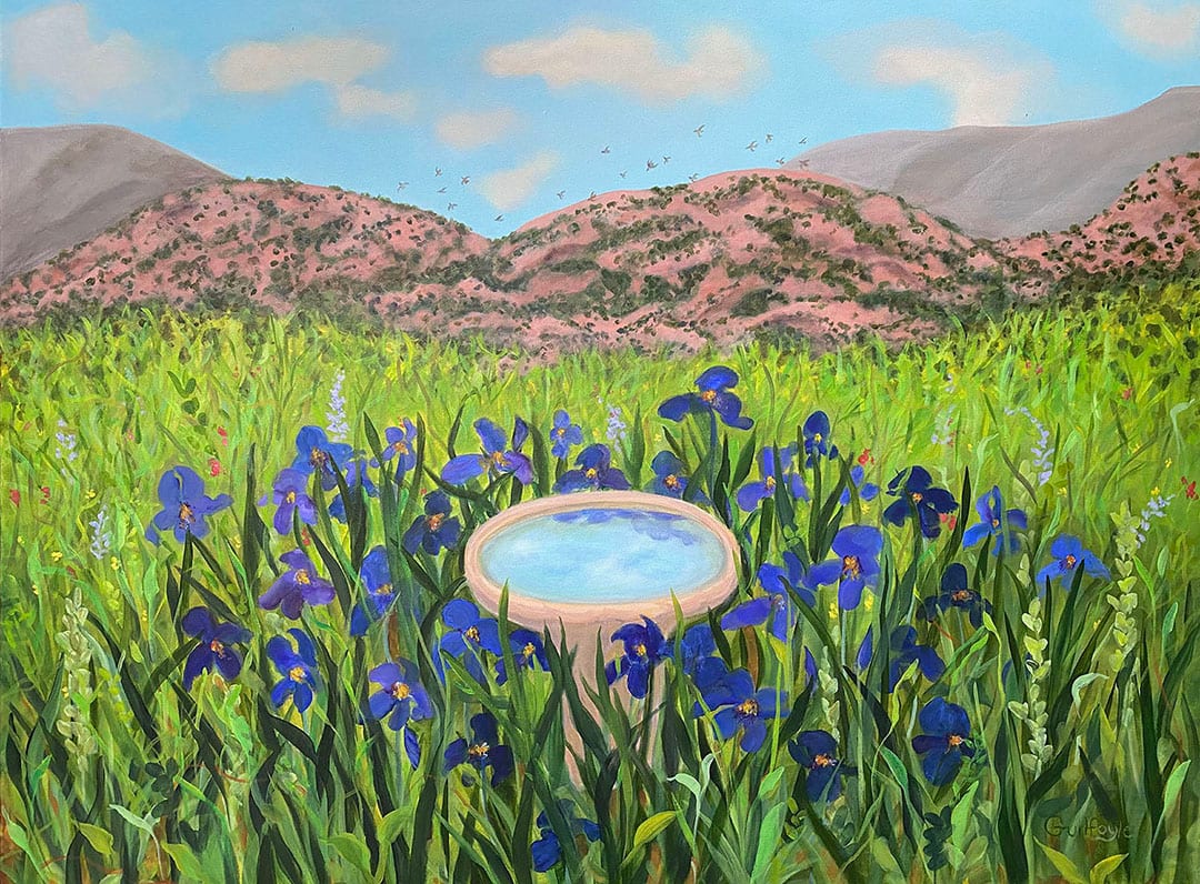 Southwest Iris Garden by Maud Guilfoyle, Image 1.