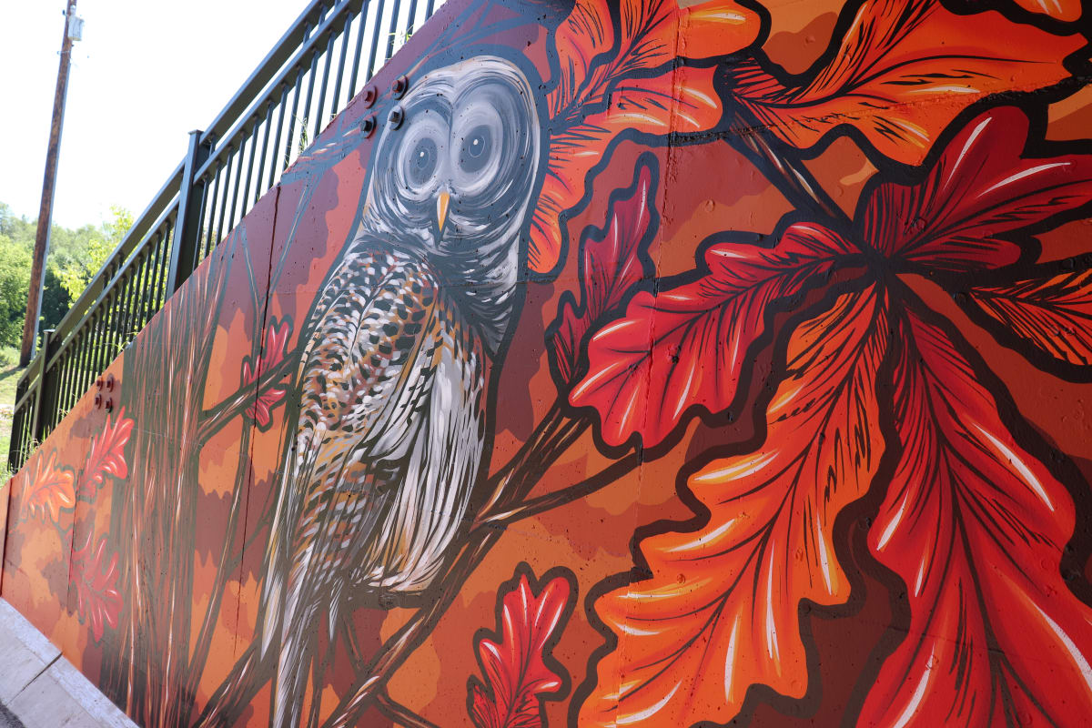 Roundabout Mural by Adam Turman 