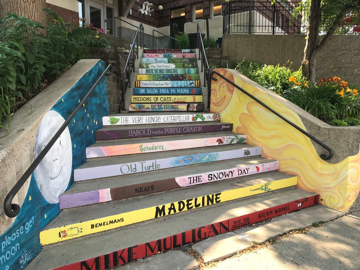 Literary Steps by Kathy Ness, Kate Woodstrup, Image 1.