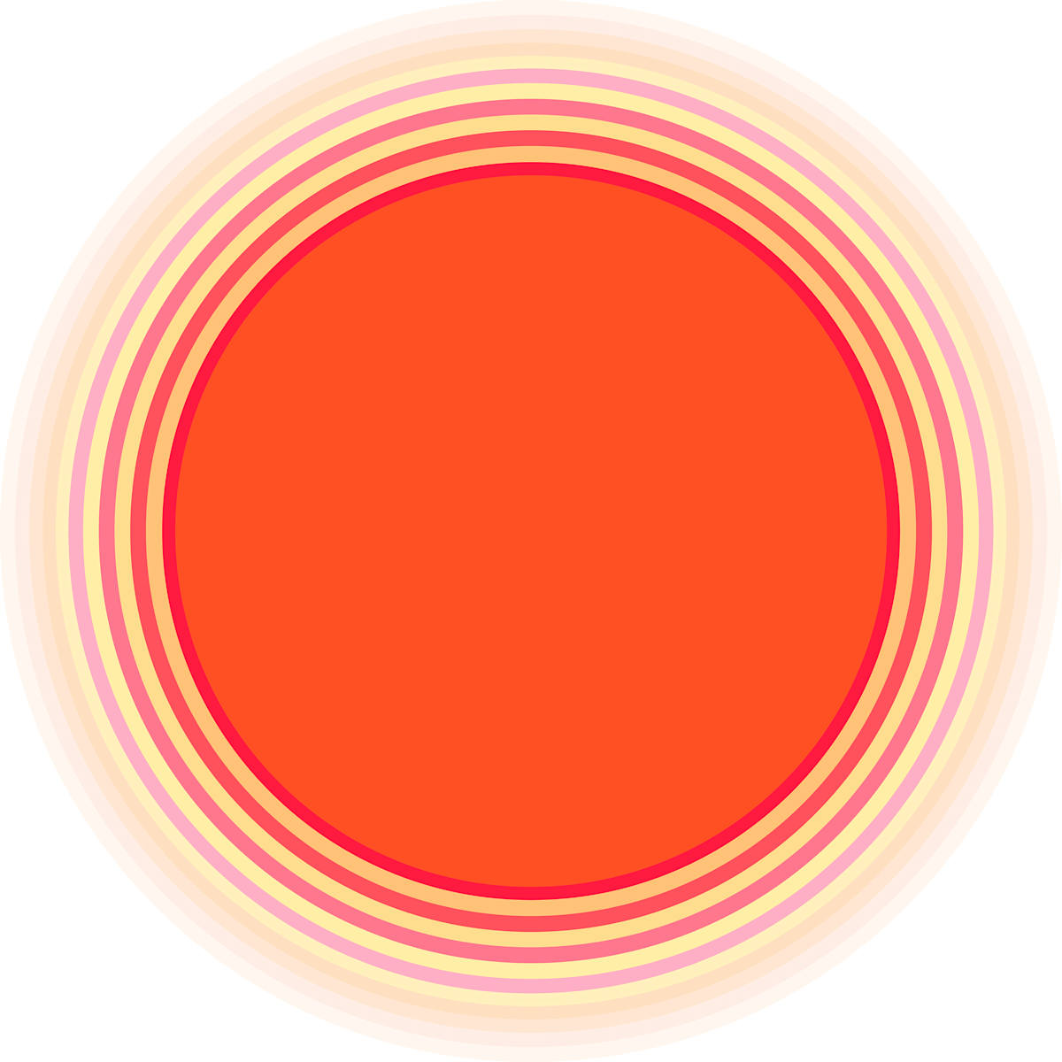 Linling Lu, Circle Dance II, Individual Print A, 18" Diameter, Limited Edition of 12 by Linling Lu, Image 3.
