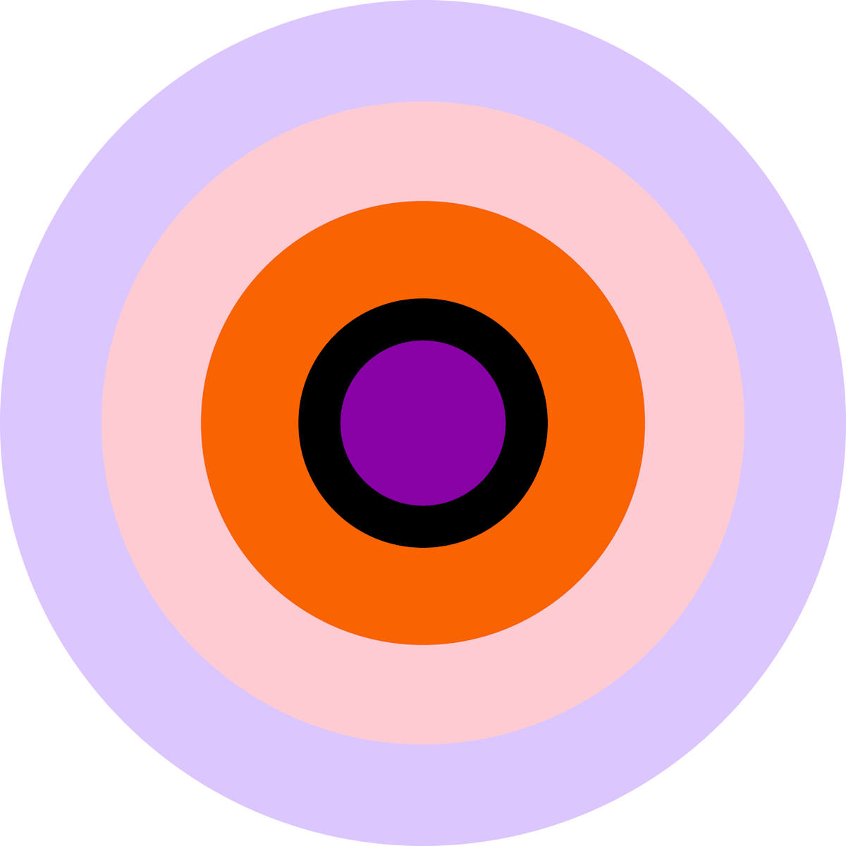 Linling Lu, Circle Dance II, Individual Print D, 18" Diameter, Limited Edition of 12 by Linling Lu, Image 1.