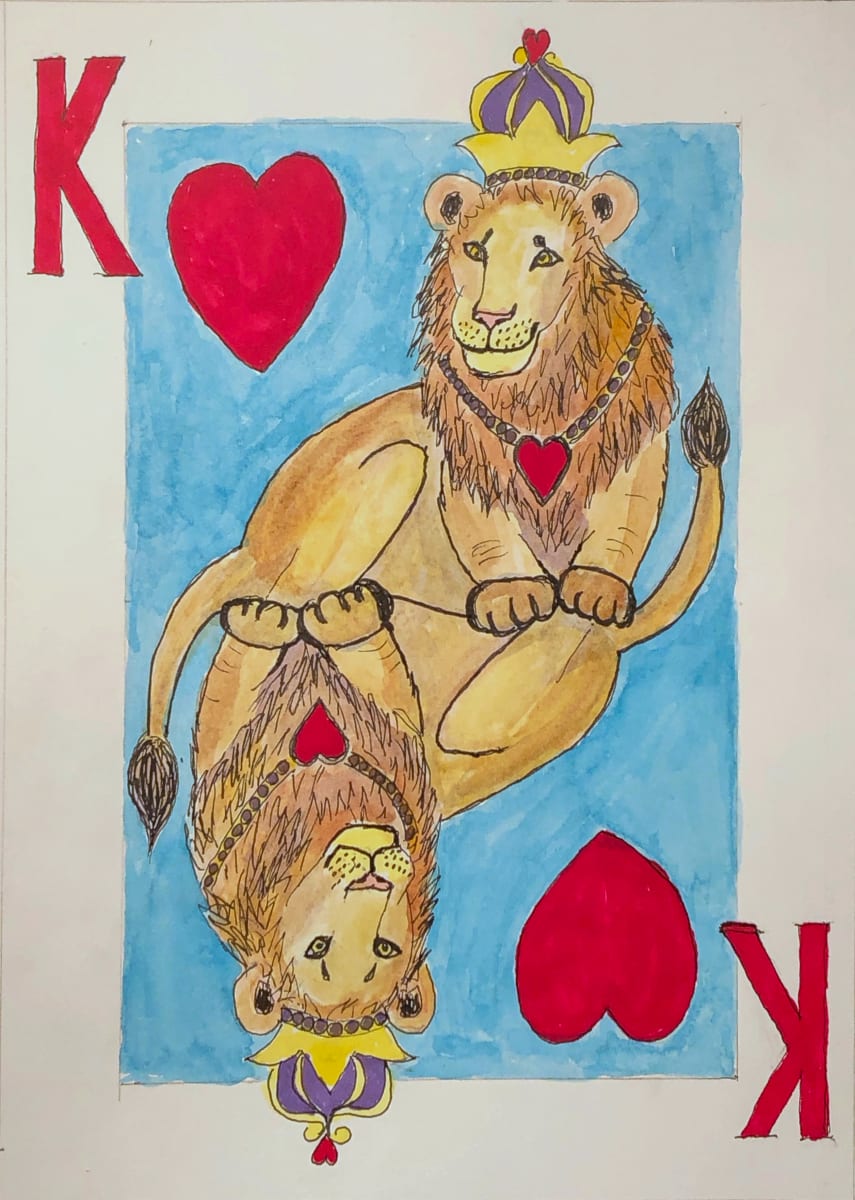 African Cats Playing Cards: Lion King 
