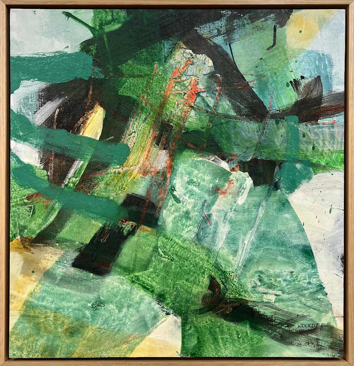 Orange Fence by Trudie Rockoff 