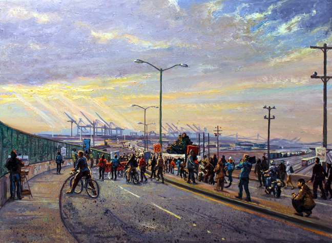 Occupy #7,  Occupy Oakland #4 by Anthony Holdsworth 