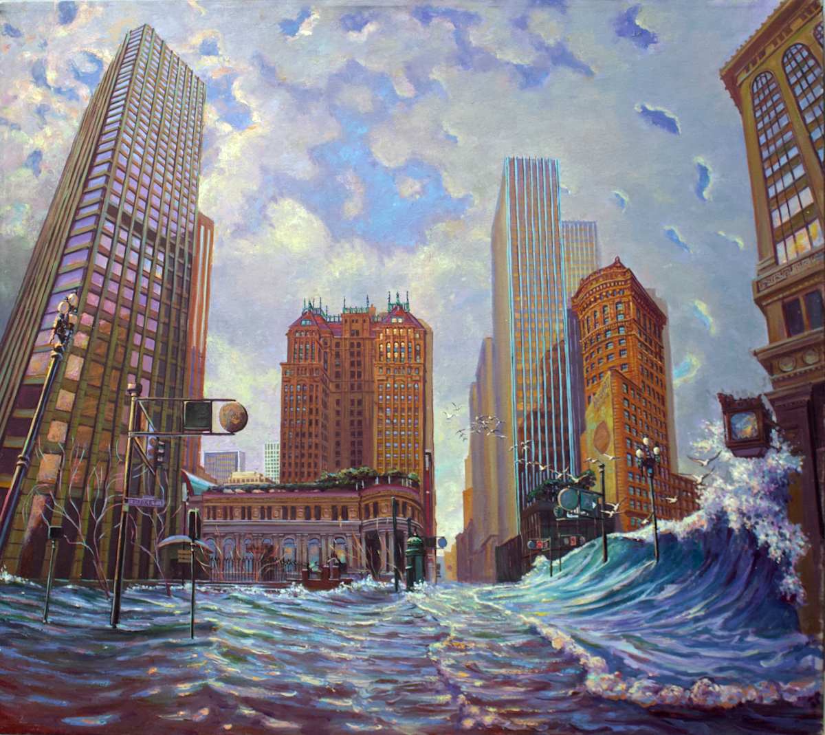 Global Warming Triptych #2 by Anthony Holdsworth 