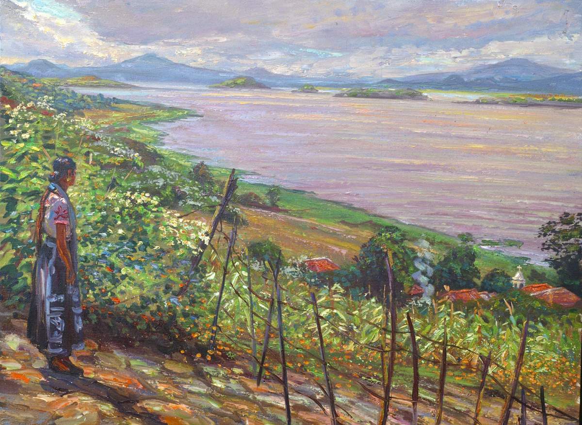 Ucastanastacua, Lake Patzcuaro by Anthony Holdsworth 