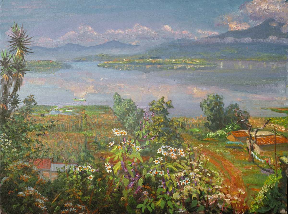 Above Lake Patzcuaro by Anthony Holdsworth 