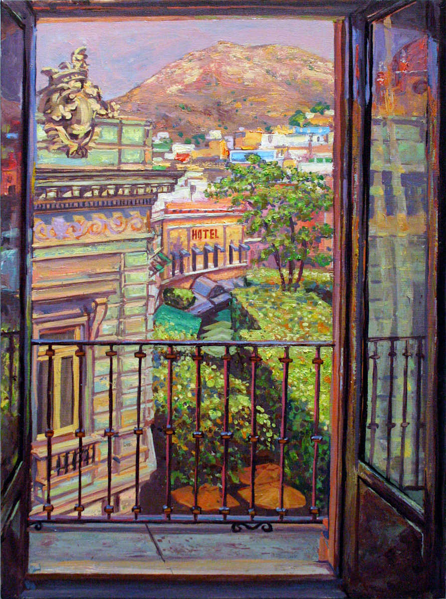 View of El Jardin, Guanajuato by Anthony Holdsworth 