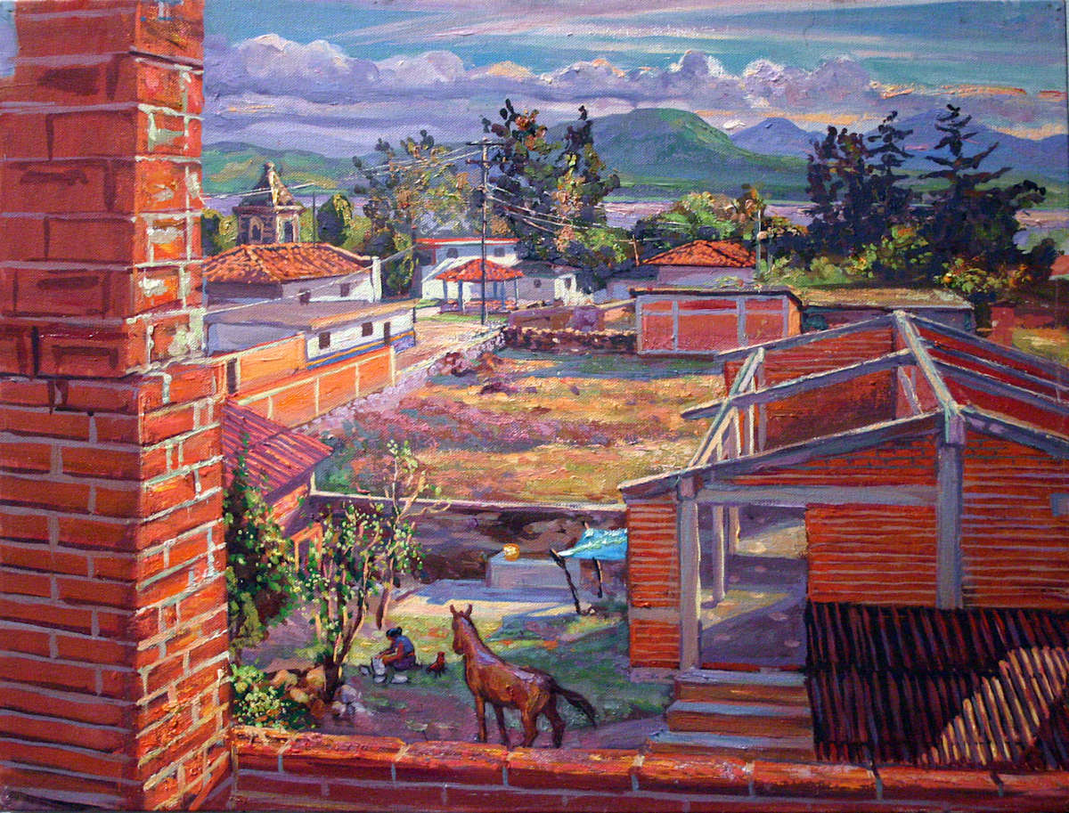 Rooftops of Rancho Santiago 2010 by Anthony Holdsworth 