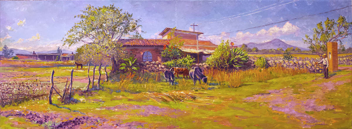 Behind Casa Santiago by Anthony Holdsworth 