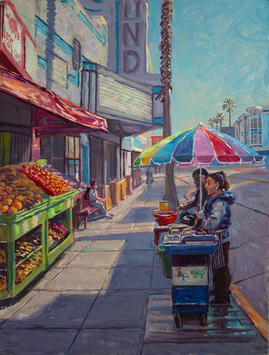 Pupusas on Mission Street by Anthony Holdsworth 