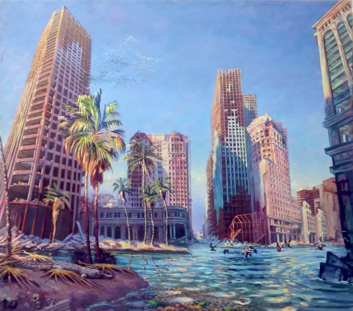 Global Warming Triptych #3 by Anthony Holdsworth 