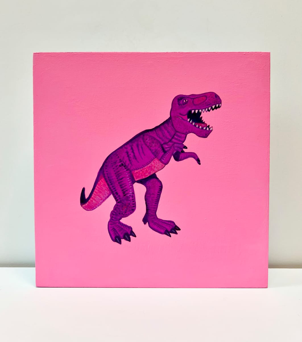 Lil Rex - Pink on Baby Pink by Colleen Critcher 