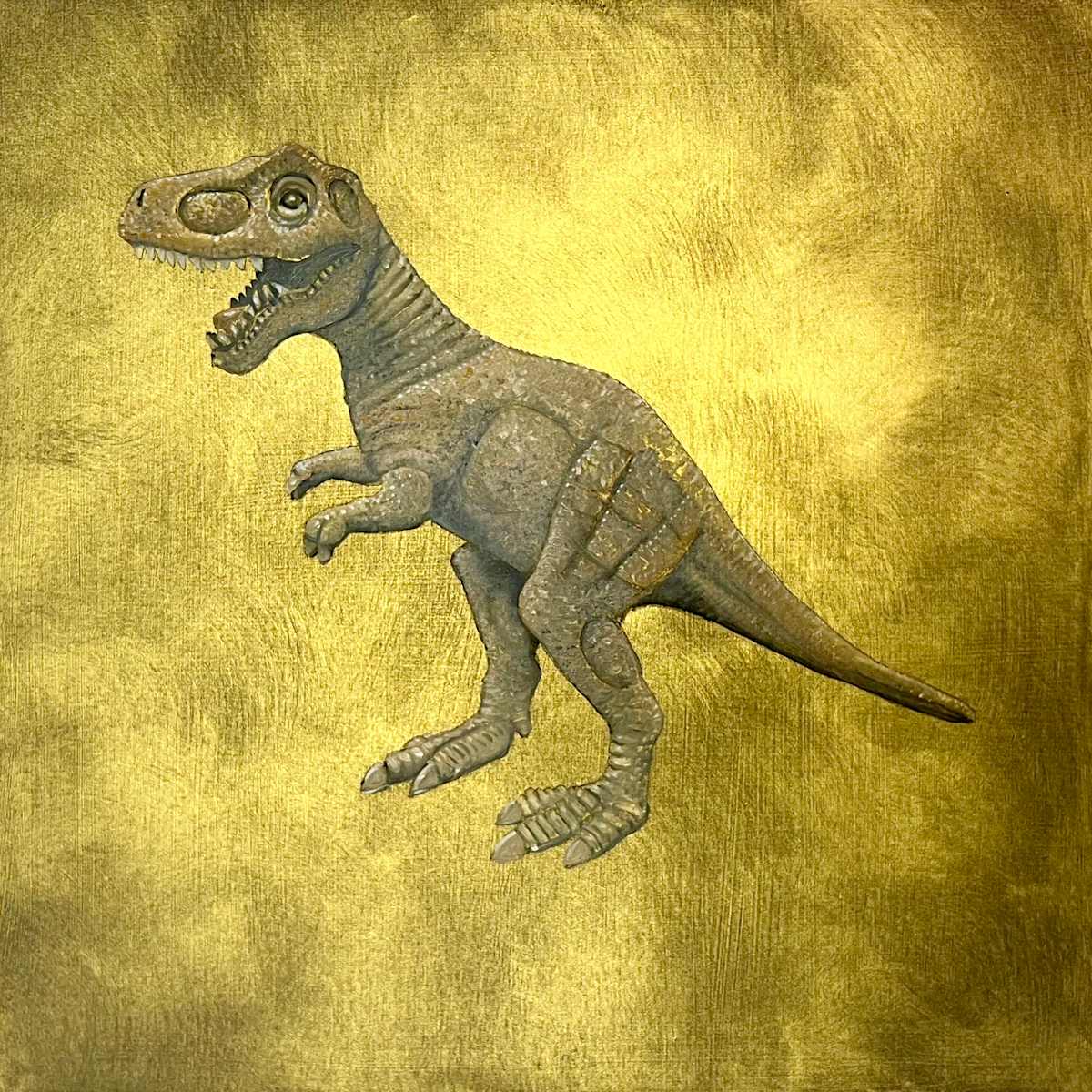 Gold Rex on Gold by Colleen Critcher 